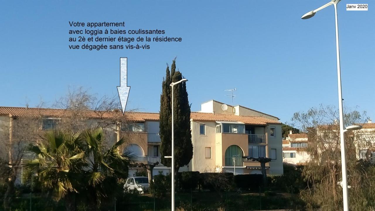 Lara 3 - T2 Loggia Piscine 2 Lits Doubles Parking Pres Du Centre-Port Et Ile Loisirs Appartement Agde Buitenkant foto