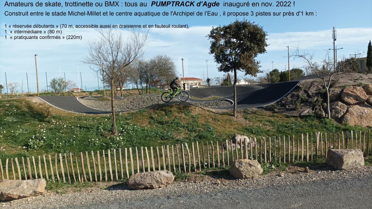 Lara 3 - T2 Loggia Piscine 2 Lits Doubles Parking Pres Du Centre-Port Et Ile Loisirs Appartement Agde Buitenkant foto